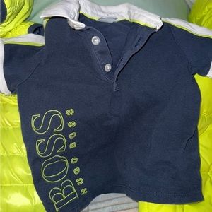 Hugo Boss Toddler Bundle Set size 2 includes coat, reversible vest , polo shirt